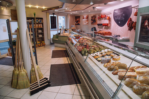 Blick in den Verkaufsraum des Ladens "Franz" in Waldmössingen mit Stiftungs-Produkten