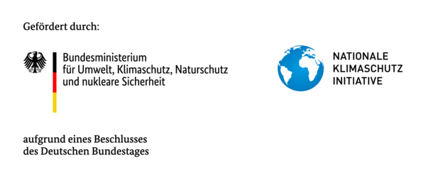 Gefördert durch das Bundesministerium für Umwelt, Klimaschutz, Naturschutz und nukleare Sicherheit sowie die nationale Klimaschutzinitiative