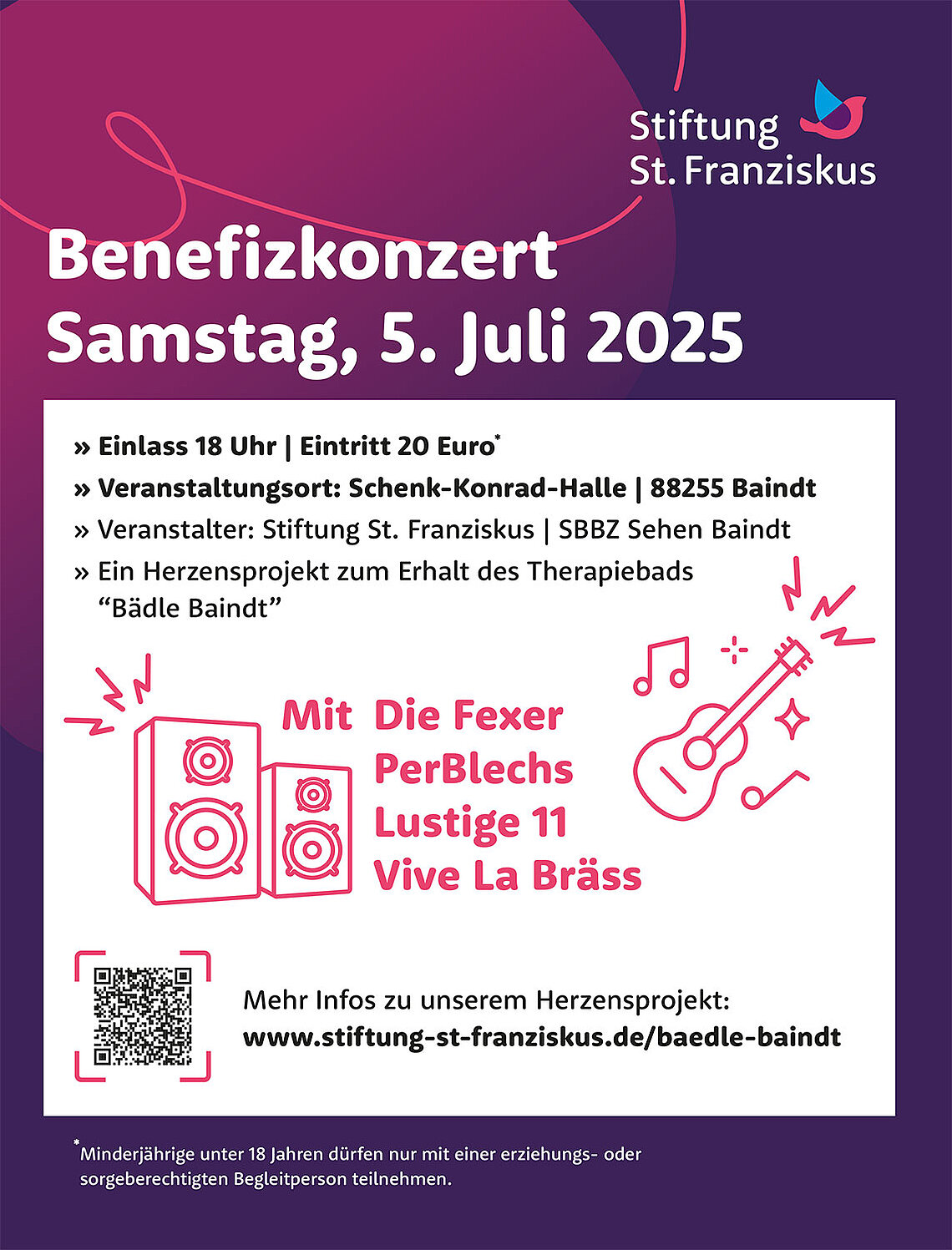 Plakat zum Benefizkonzert