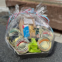 Individuell zusammengestellter Geschenkkorb aus dem Hofladen