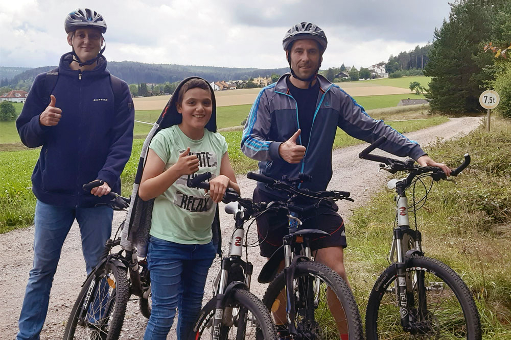 Fahrradtour auf den neuen Rädern