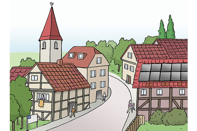 Das Kloster in Heiligenbronn Das Kloster in Heiligenbronn
