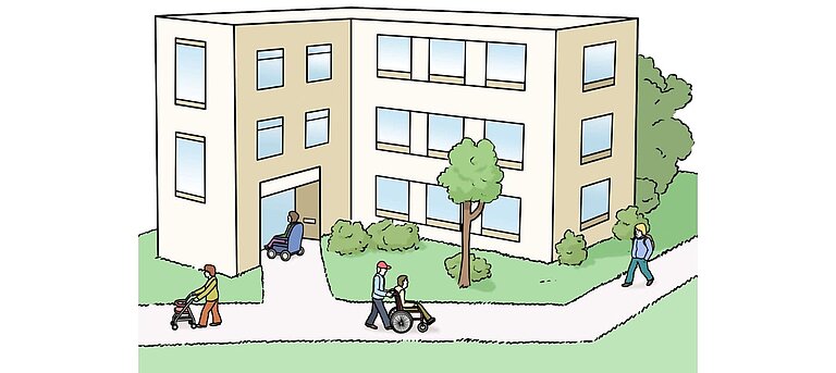 Die Stiftung St. Franziskus Heiligenbronn Das Gebäude der Stiftung St. Franziskus